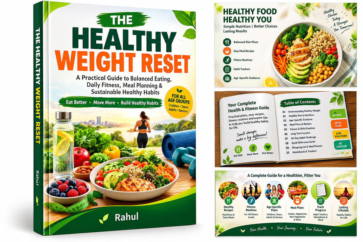 The Healthy Weight Reset – Ultimate Diet, Meal Plan & Fitness Ebook