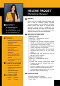 Editable Professional Resume Template | Modern CV Template | ATS-Friendly Resume | Canva & Word Resume Template